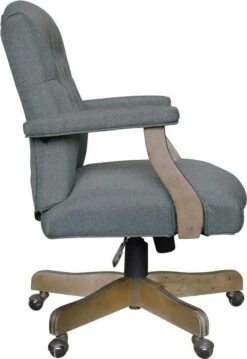 Boss Executive Mid Back Medium Grey Linen Chair [B906DW-MG] -Office Chairs Unlimited Shop boss executive mid back medium grey linen chair b906dw mg 29321479979159