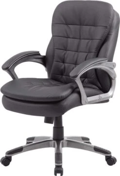 Boss Executive Mid Back Pillow Top Chair [B9336] -Office Chairs Unlimited Shop boss executive mid back pillow top chair b9336 31677365420183