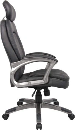 Boss Executive Pillow Top Chair With Headrest [B7101] -Office Chairs Unlimited Shop boss executive pillow top chair with headrest b7101 15706528120972
