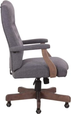 BOSS Executive Velvet Or Linen Chair With Driftwood Finish Frame [B905DW] -Office Chairs Unlimited Shop boss executive velvet or linen chair with driftwood finish frame b905dw 15706517078156