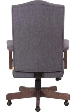 BOSS Executive Velvet Or Linen Chair With Driftwood Finish Frame [B905DW] -Office Chairs Unlimited Shop boss executive velvet or linen chair with driftwood finish frame b905dw 31672455397527