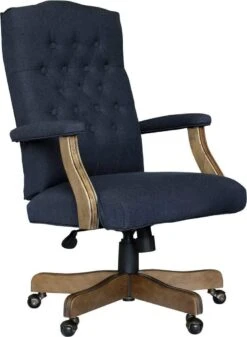 BOSS Executive Velvet Or Linen Chair With Driftwood Finish Frame [B905DW] -Office Chairs Unlimited Shop boss executive velvet or linen chair with driftwood finish frame b905dw navy commercial grade linen 31683328082071