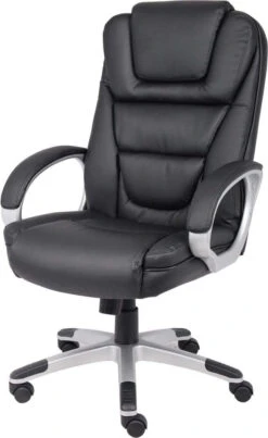 Boss Fully Assembled Executive LeatherPlus Chair [B8601]