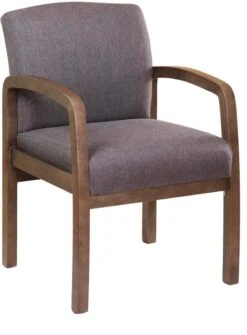 Boss Quick Assembly Wood Guest Chair [B9580BK-BK] -Office Chairs Unlimited Shop boss fully assembled guest chair b9580bk bk driftwood slate grey 31677024993431