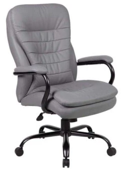 Boss Heavy Duty Executive Office Chair In Black Or Brown [B991] -Office Chairs Unlimited Shop boss heavy duty executive office chair in black or brown b991 gray gy 29318593773719