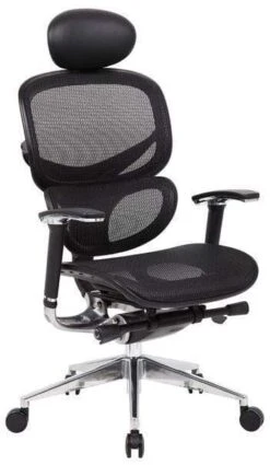 Boss High Back Ergonomic Mesh Task Chair [B6888-BK] -Office Chairs Unlimited Shop boss high back ergonomic mesh task chair b6888 add headrest bhr6880 20 31617039859863