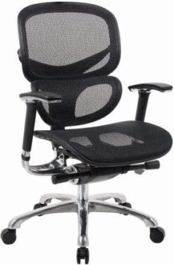 Boss High Back Ergonomic Mesh Task Chair [B6888-BK]