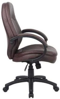 Boss LeatherPlus Conference Chair [B726-BB] -Office Chairs Unlimited Shop boss leatherplus conference chair b726bb 13691028340876