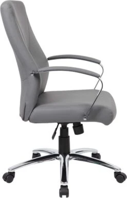 Boss LeatherPlus Executive Chair [B10101-BK] -Office Chairs Unlimited Shop boss leatherplus executive chair b10101 bk 29379641114775