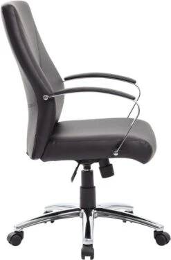 Boss LeatherPlus Executive Chair [B10101-BK] -Office Chairs Unlimited Shop boss leatherplus executive chair b10101 bk 31676062793879