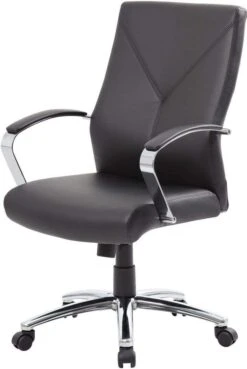 Boss LeatherPlus Executive Chair [B10101-BK] -Office Chairs Unlimited Shop boss leatherplus executive chair b10101 bk 31682642313367