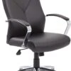 Boss LeatherPlus Executive Chair [B10101-BK] -Office Chairs Unlimited Shop boss leatherplus executive chair b10101 bk black 31682664005783