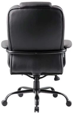 Boss LeatherPlus Heavy Duty Executive Chair [B992-BK] -Office Chairs Unlimited Shop boss leatherplus heavy duty executive chair b992 bk 13690954088588
