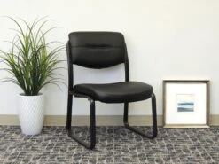Boss Leatherplus™ Side Chair [B9539] -Office Chairs Unlimited Shop boss leatherplus trade side chair b9539 37707511988472