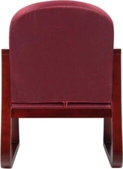 Boss Mahogany Frame Guest Chair Fabric [B9570-BE] -Office Chairs Unlimited Shop boss mahogany frame guest chair fabric b9570 be 29316033904791