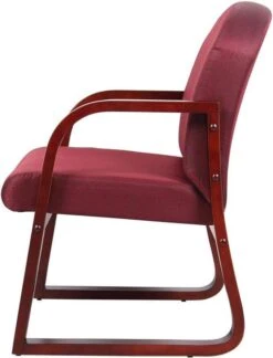 Boss Mahogany Frame Guest Chair Fabric [B9570-BE] -Office Chairs Unlimited Shop boss mahogany frame guest chair fabric b9570 be 29379820191895