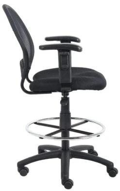 Boss Mesh Back Drafting Stool [B16215] -Office Chairs Unlimited Shop boss mesh back drafting stool b16215 32014990868631