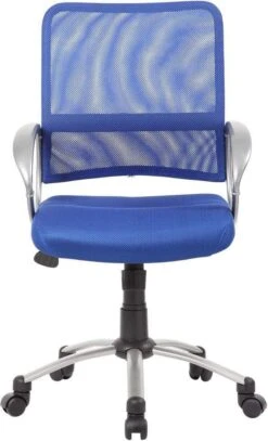 Boss Mesh Back With Pewter Finish Task Chair [B6416] -Office Chairs Unlimited Shop boss mesh back with pewter finish task chair b6416 29370505298071