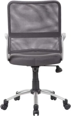 Boss Mesh Back With Pewter Finish Task Chair [B6416] -Office Chairs Unlimited Shop boss mesh back with pewter finish task chair b6416 31644391604375