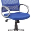 Boss Mesh Back With Pewter Finish Task Chair [B6416] -Office Chairs Unlimited Shop boss mesh back with pewter finish task chair b6416 blue 31688929771671