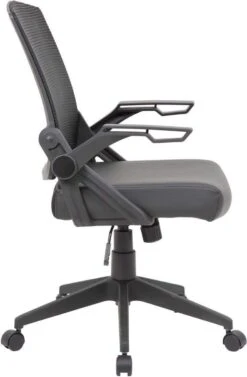 Boss Mesh Flip Arm Task Chair [B6223-BK] -Office Chairs Unlimited Shop boss mesh flip arm task chair b6223 bk 29323109630103