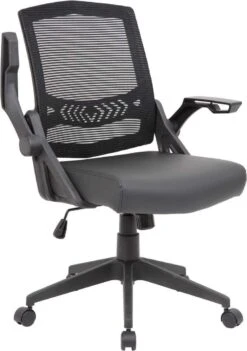 Boss Mesh Flip Arm Task Chair [B6223-BK] -Office Chairs Unlimited Shop boss mesh flip arm task chair b6223 bk 29323142234263