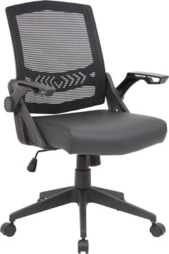 Boss Mesh Flip Arm Task Chair [B6223-BK]