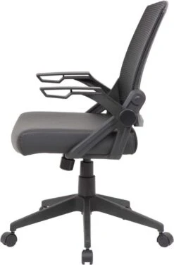Boss Mesh Flip Arm Task Chair [B6223-BK] -Office Chairs Unlimited Shop boss mesh flip arm task chair b6223 bk 31628574294167