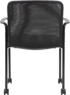 Boss Mesh Guest Chair With Casters, Black [B6909R-CS] -Office Chairs Unlimited Shop boss mesh guest chair with casters black b6909r cs 31687415169175