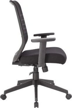 Boss Mesh Task Chair In Black [B6566-BK] -Office Chairs Unlimited Shop boss mesh task chair in black b6566 bk 29380307845271