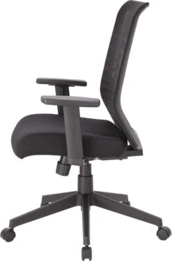 Boss Mesh Task Chair In Black [B6566-BK] -Office Chairs Unlimited Shop boss mesh task chair in black b6566 bk 29380351754391