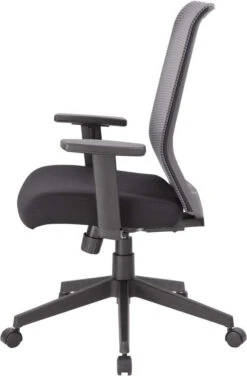 Boss Mesh Task Chair In Grey [B6566GY-BK] -Office Chairs Unlimited Shop boss mesh task chair in grey b6566gy bk 15706617282700