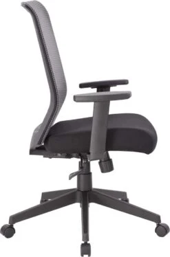 Boss Mesh Task Chair In Grey [B6566GY-BK] -Office Chairs Unlimited Shop boss mesh task chair in grey b6566gy bk 29380398809239
