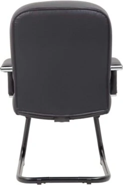 Boss Mid Back Caressoft Guest Chair In Black [B7409] -Office Chairs Unlimited Shop boss mid back caressoft guest chair in black b7409 31558684901527
