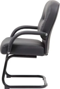 Boss Mid Back Caressoft Guest Chair In Black [B7409] -Office Chairs Unlimited Shop boss mid back caressoft guest chair in black b7409 31558685065367