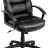 Boss Mid Back Leather Desk Chair [B7306] -Office Chairs Unlimited Shop boss mid back leather desk chair b7306 29394283954327