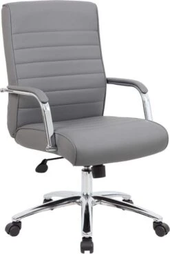 Boss Modern Executive Conference Chair [B696C-BK] -Office Chairs Unlimited Shop boss modern executive conference chair b696c bk ribbed grey 31682617082007