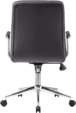 Boss Modern Office Chair With Chrome Arms [B331-BK] -Office Chairs Unlimited Shop boss modern office chair with chrome arms b331 bk 29394733138071