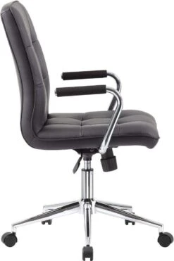 Boss Modern Office Chair With Chrome Arms [B331-BK] -Office Chairs Unlimited Shop boss modern office chair with chrome arms b331 bk 31691170152599