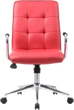 Boss Modern Office Chair With Chrome Arms [B331-BK] -Office Chairs Unlimited Shop boss modern office chair with chrome arms b331 bk 31691224514711