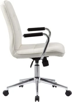 Boss Modern Office Chair With Chrome Arms [B331-BK] -Office Chairs Unlimited Shop boss modern office chair with chrome arms b331 bk 31691240210583