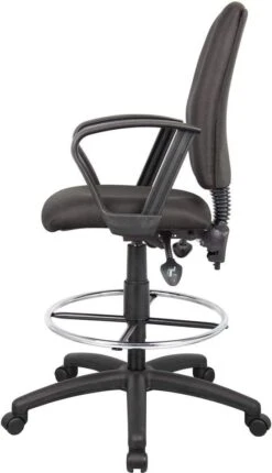 Boss Multi-Function Fabric Drafting Stool [B1635-BK] -Office Chairs Unlimited Shop boss multi function fabric drafting stool b1635 bk 29308743057559