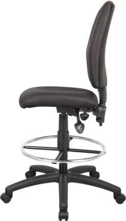 Boss Multi-Function Fabric Drafting Stool [B1635-BK] -Office Chairs Unlimited Shop boss multi function fabric drafting stool b1635 bk 29397543780503
