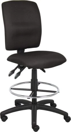 Boss Multi-Function Fabric Drafting Stool [B1635-BK]
