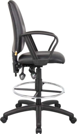 Boss Multi-Function LeatherPlus Drafting Stool [B1645] -Office Chairs Unlimited Shop boss multi function leatherplus drafting stool b1645 15706670006412