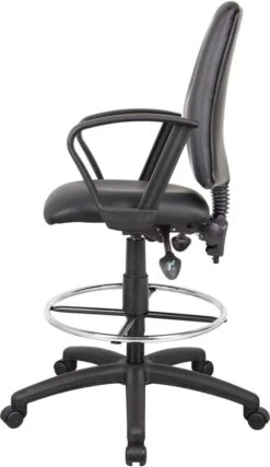 Boss Multi-Function LeatherPlus Drafting Stool [B1645] -Office Chairs Unlimited Shop boss multi function leatherplus drafting stool b1645 29307845771415