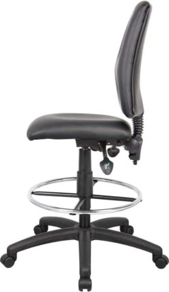 Boss Multi-Function LeatherPlus Drafting Stool [B1645] -Office Chairs Unlimited Shop boss multi function leatherplus drafting stool b1645 29308157853847