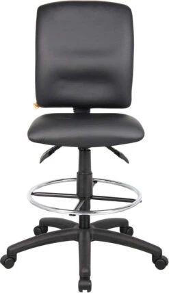 Boss Multi-Function LeatherPlus Drafting Stool [B1645] -Office Chairs Unlimited Shop boss multi function leatherplus drafting stool b1645 29384630042775