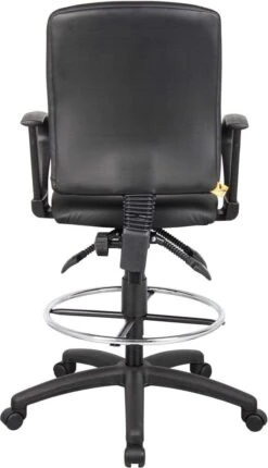 Boss Multi-Function LeatherPlus Drafting Stool [B1645] -Office Chairs Unlimited Shop boss multi function leatherplus drafting stool b1645 29384787165335