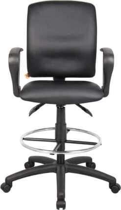 Boss Multi-Function LeatherPlus Drafting Stool [B1645] -Office Chairs Unlimited Shop boss multi function leatherplus drafting stool b1645 29384790278295